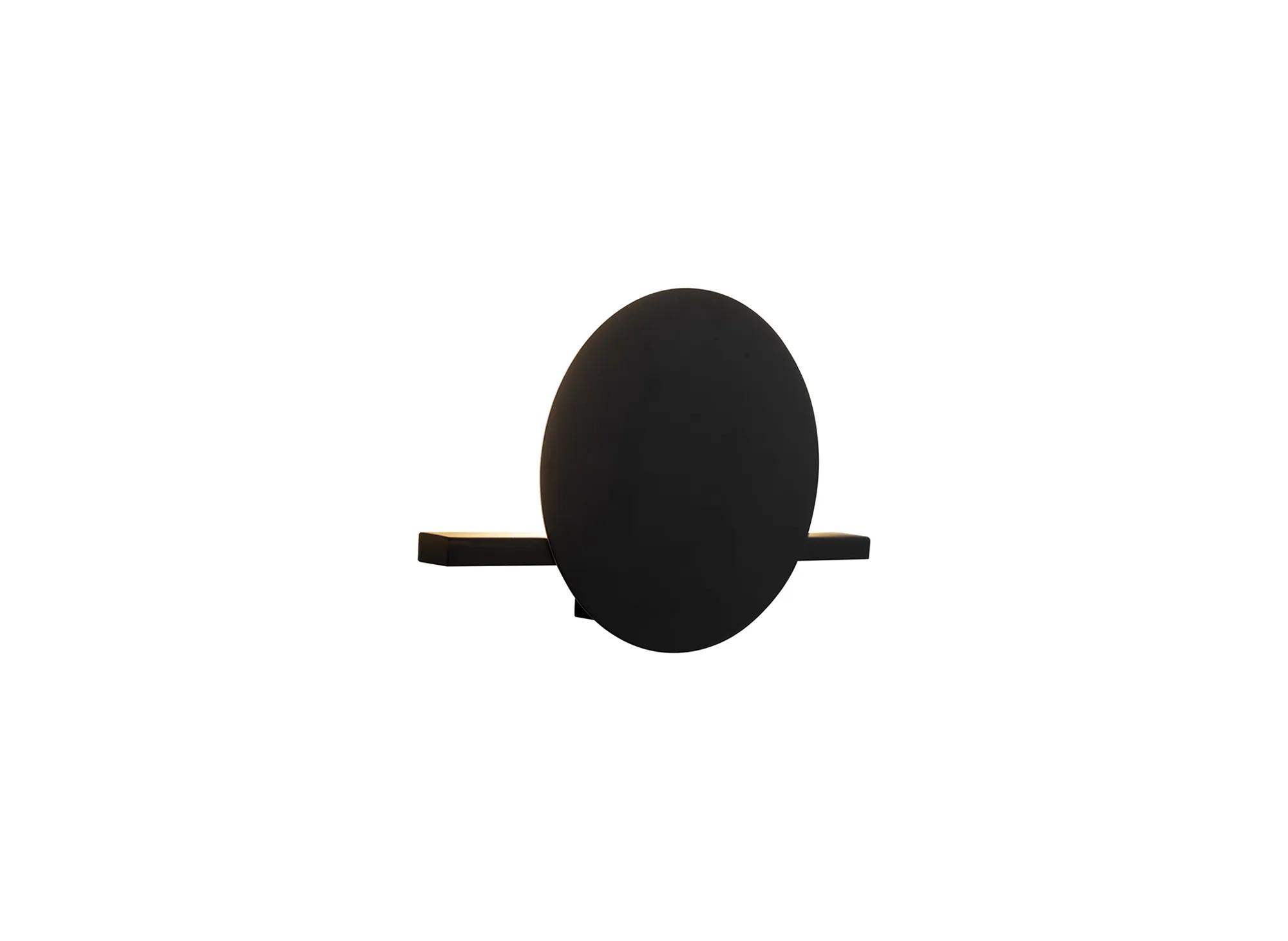 M7297  Eris 1 Light Wall Lamp 8W LED Black